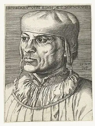 Leonhard von Eck, par Barthel Beham (1502–1540)