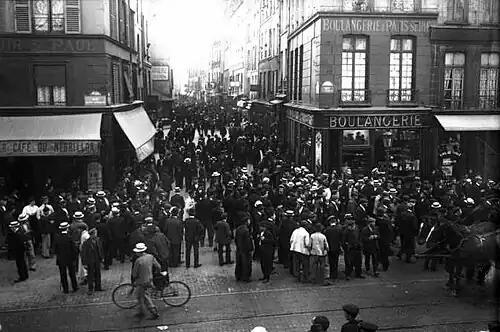 Grêve des postiers en 1909.