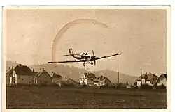 Description de l'image Postcard of Ljubljana Airport (old).jpg.