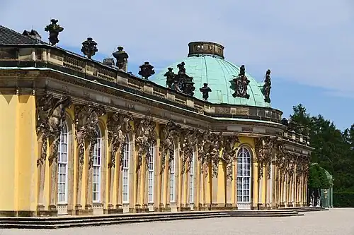 Palais de Sanssouci, Potsdam.