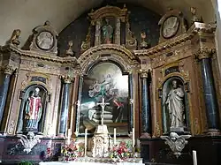 Retable de l'église Saint-Aubin.