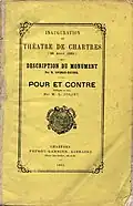 Prologue en vers, spécialement créé pour l'inauguration en 1861.