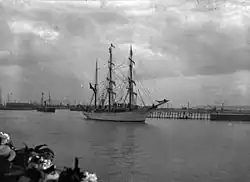 Le Pourquoi-Pas au Havre avant le départ.