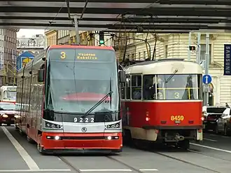 Image illustrative de l’article Ligne 3 du tramway de Prague