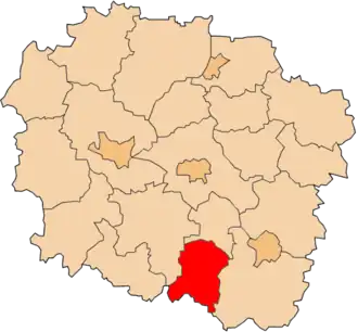Localisation de Powiat de Radziejów