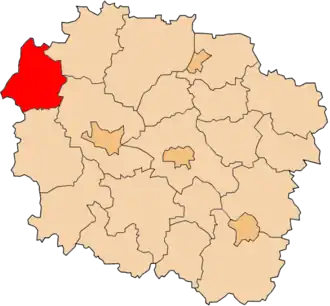 Localisation de Powiat de Sępólno