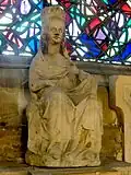 Vierge à l'Enfant assise.