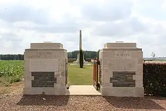 Entrée du cimetière