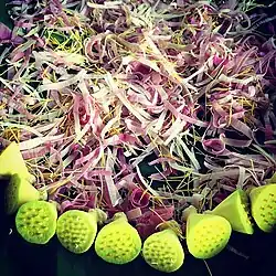 Pétales et étamines fraîches pour une tisane Thaïlande.