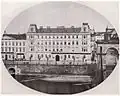 Le palais Lažanský, photo de Wilhelm Rupp, v. 1865