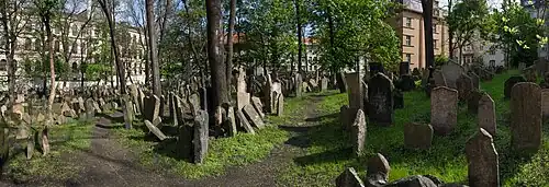 Vieux cimetière juif de Prague