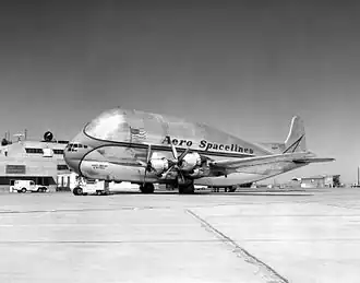 B377PG Pregnant Guppy [N1038V] à Dryden, octobre 1962