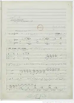 Image illustrative de l’article Première Rhapsodie