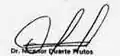 Signature de Nicanor Duarte