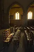 Prie-Dieu paillés