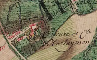 Prieuré d'Herlaymon en 1770.