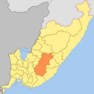 Localisation de Raïon de Tchougouïevka