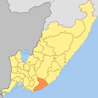 Localisation de Raïon de Lazo