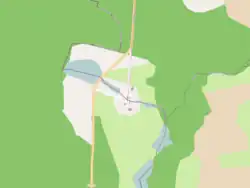 Carte des environs immédiats.