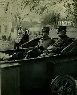 Avec Alexandre de Serbie après la prise de Monastir.