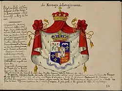 Prince de Norreys de LongjumeauGrandes armes