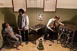 La salle de torture.