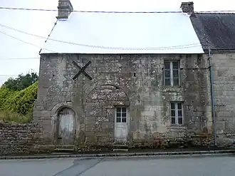 Façade nord avant restauration en 2011.