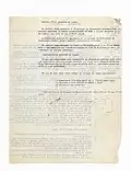 Procès-verbal de gendarmerie sur un cas d'avortement, 26 juin 1945 (verso)
