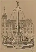 Projet de fontaine en l'honneur de Charles III.