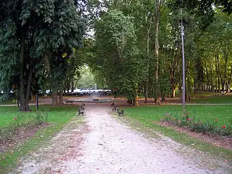 Promenade Chamars à Besançon.