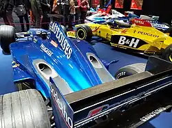 Vue des échappements supérieurs de l'AP03