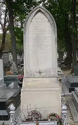 Tombe de Proudhon.