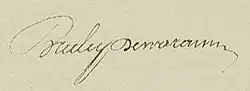 signature de Prudent Bruley