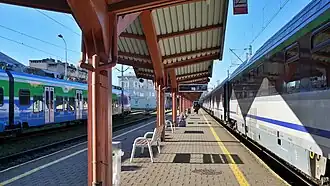 Vue ouest vers Rzeszów.