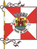 Drapeau de la ville de Leiria.