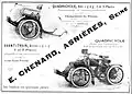 Publicité Chenard (1899).