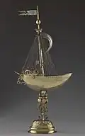 Coupe en forme de navire (1600-1625)