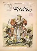 Couverture du Puck du 18 novembre 1896.