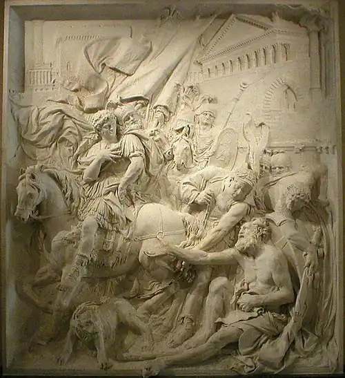 Alexandre et Diogène (1689), Paris, musée du Louvre.
