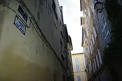 Rue du puits juif à Aix-en-Provence