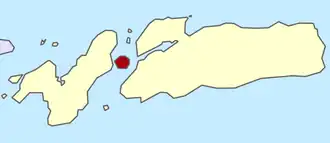 Localisation de l'île de Pura