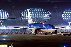 Repoussage d'un Boeing 737