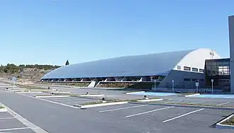 Le Palais Universitaire des Sports ou piscine de la Motte rouge (1978).