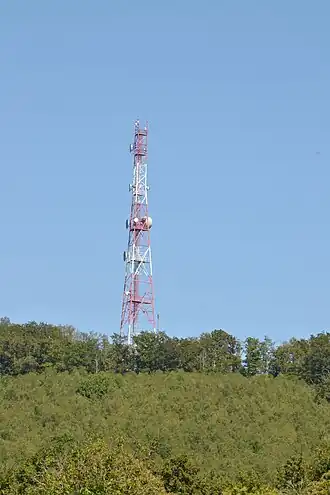 L'antenne du signal.