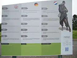 Panneau d'informations multilingue.