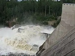 Lacher d'eau du 12.8.2012