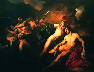 Pylade défendant Oreste (1822), musée des Beaux-Arts de Chartres.