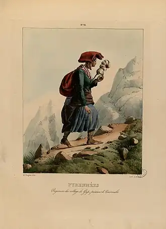 Capulet porté replié