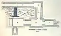 Plan des appartements funéraires.