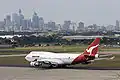 Boeing 747-400 de Qantas à Sydney.